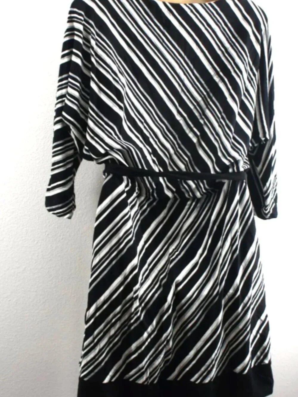 White House Black Market Stripe Dress size M